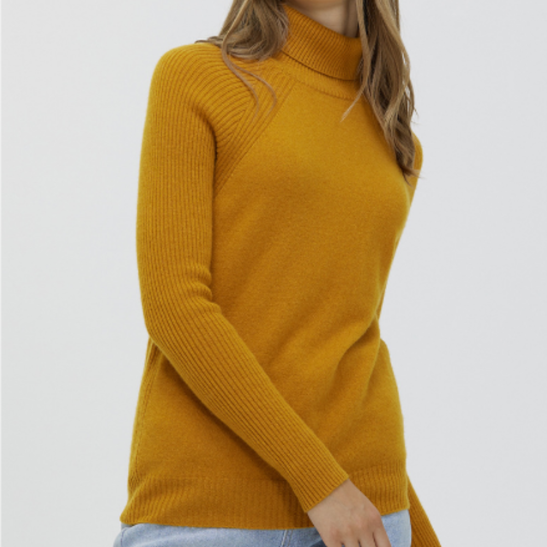 Niamh | Luxurious Women's Turtleneck Jumper | Sumptuous, Stylish, Essential Knitwear