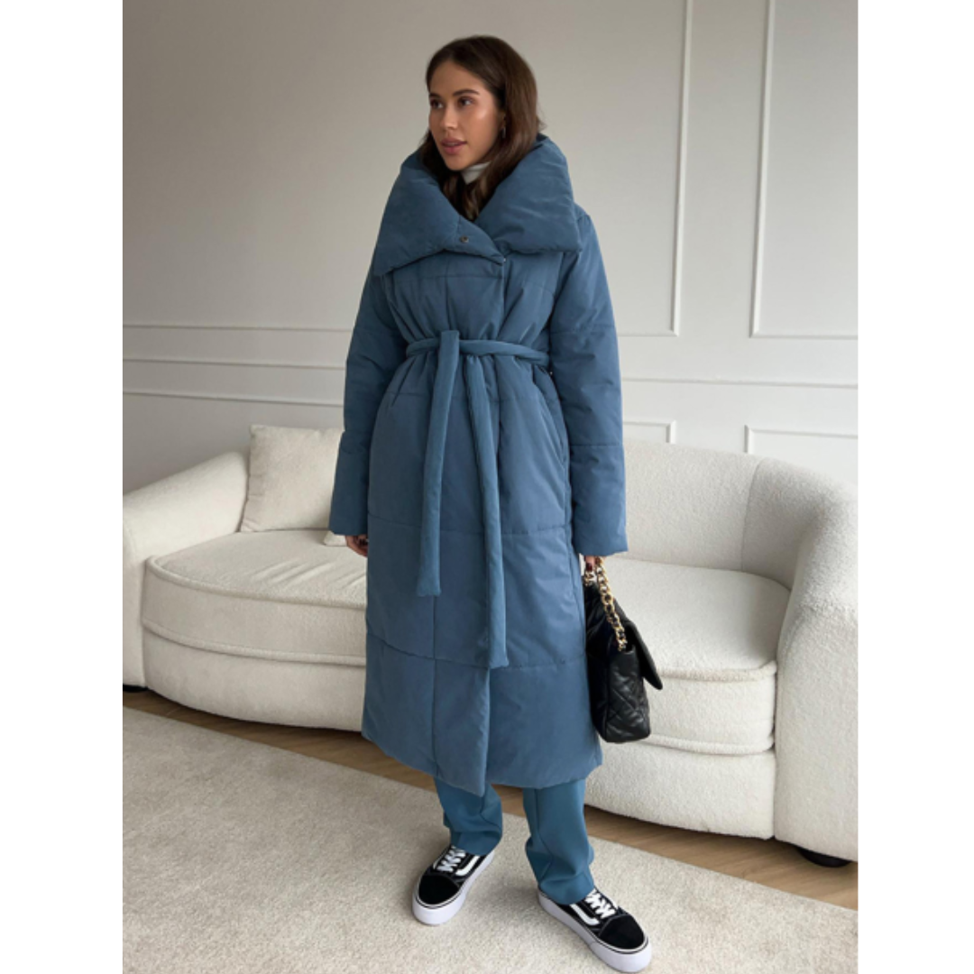 Aisling | Elegant Long Winter Coat | Insulated, Buttoned, Versatile Comfort