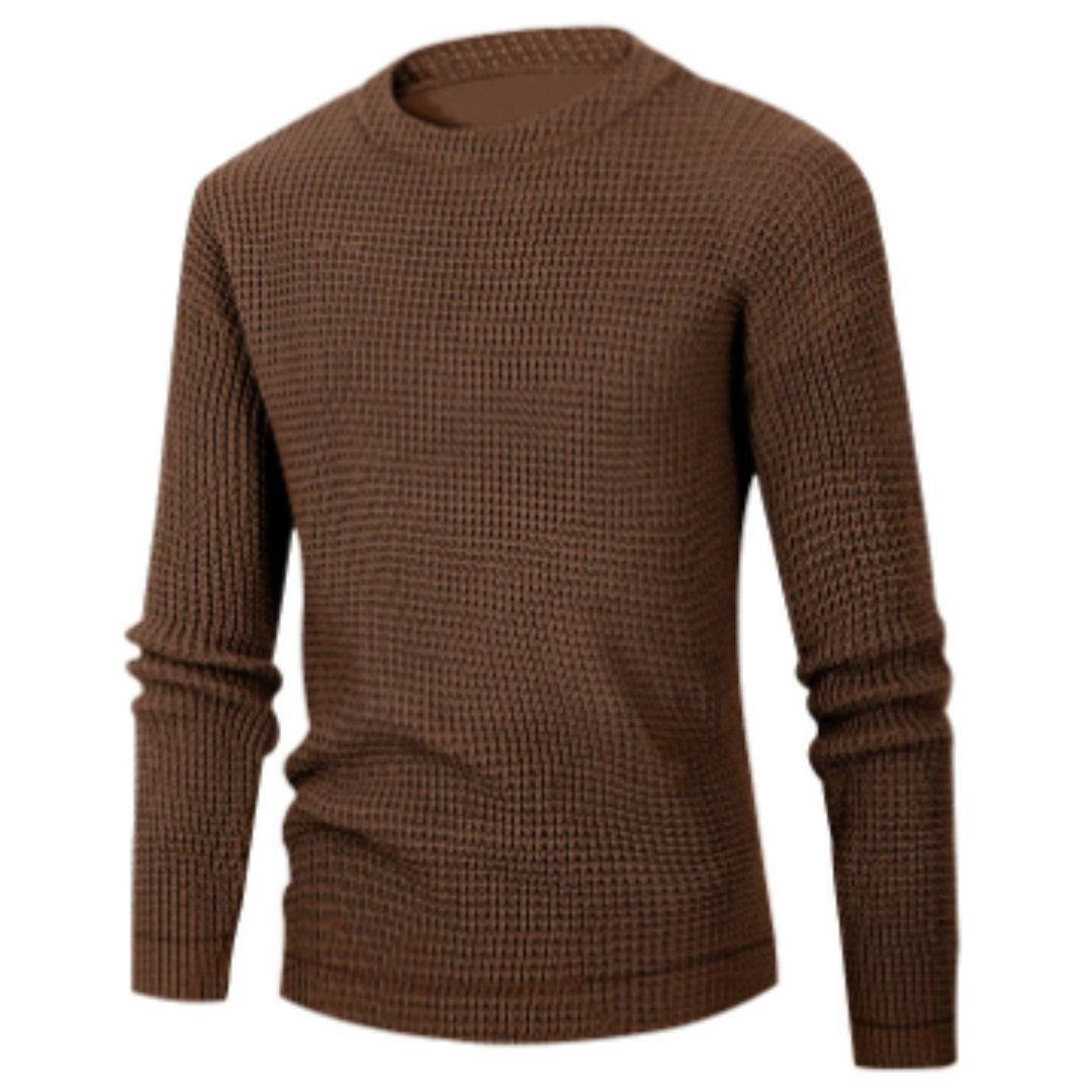 Cian | Elegant Long Sleeve Knit Top for Men | Comfortable, Versatile Design