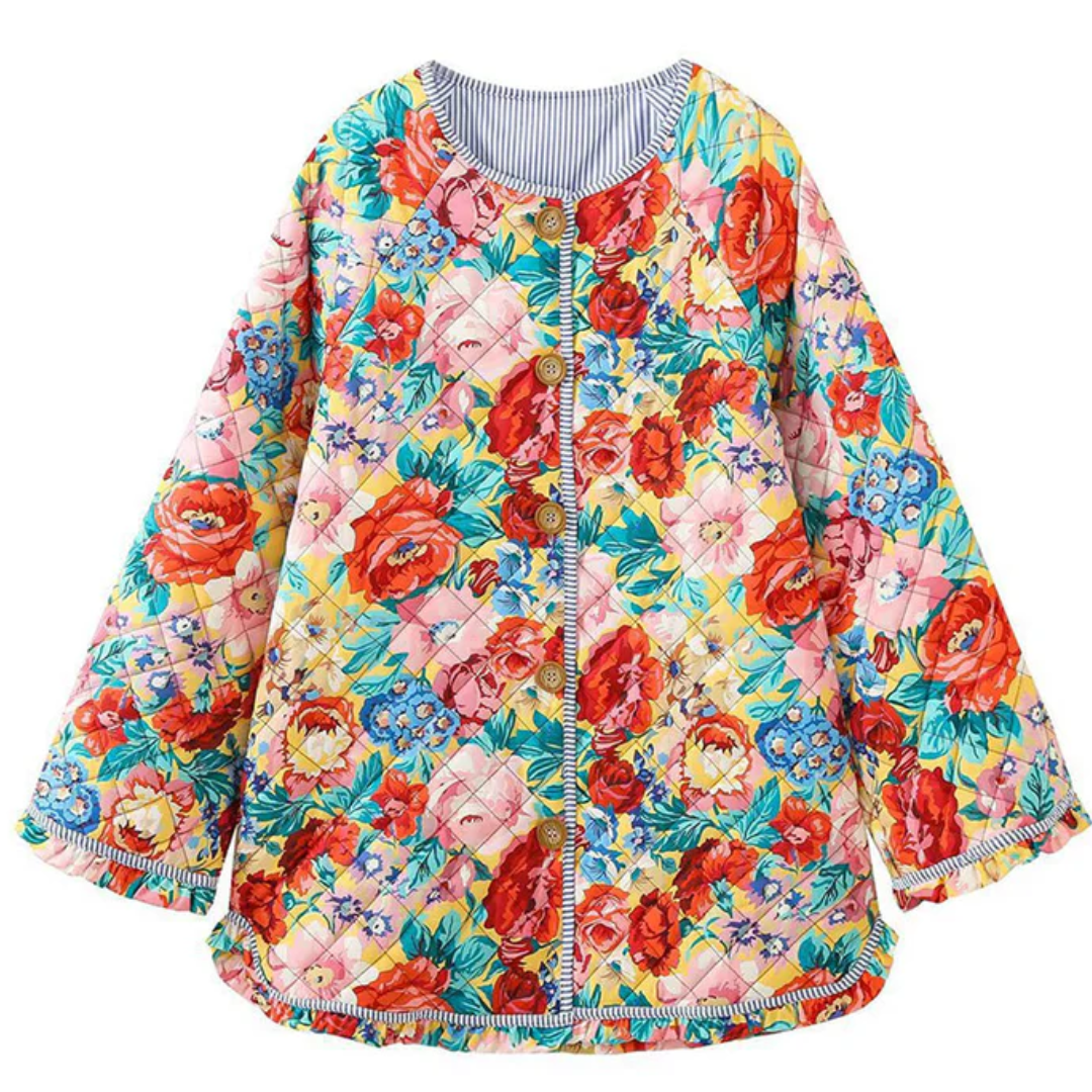 Caitlin | Chic Floral Spring Jacket | Lightweight, Elegant & Versatile Design