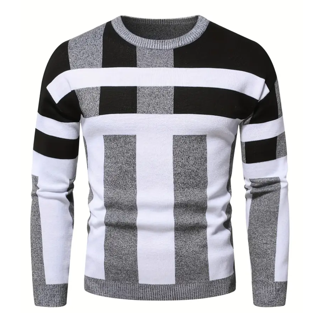 Finnian | Premium Men's Crew Neck Long Sleeve Knitwear | Comfortable, Versatile, Timeless