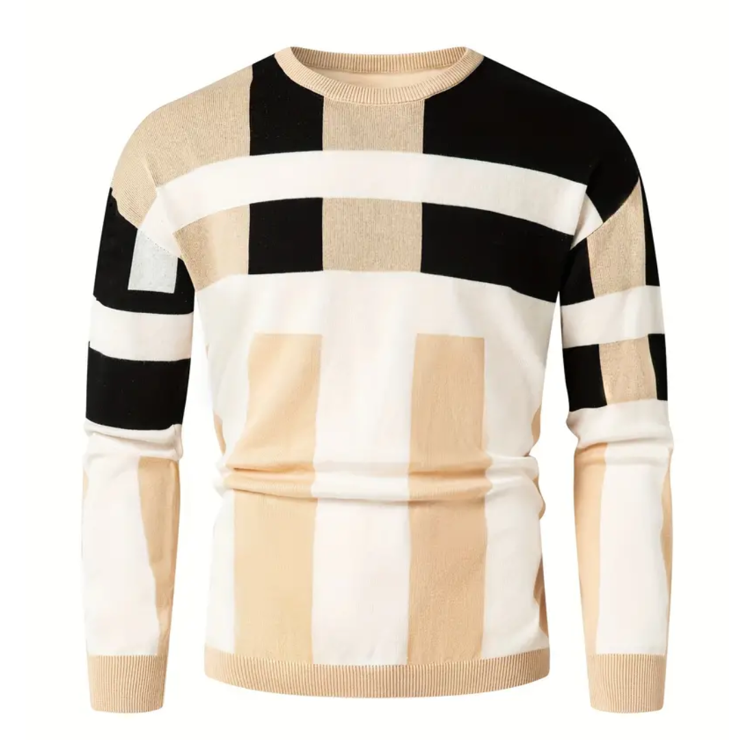 Finnian | Premium Men's Crew Neck Long Sleeve Knitwear | Comfortable, Versatile, Timeless