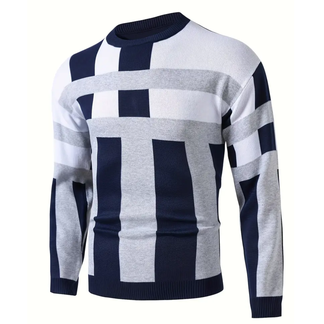 Finnian | Premium Men's Crew Neck Long Sleeve Knitwear | Comfortable, Versatile, Timeless