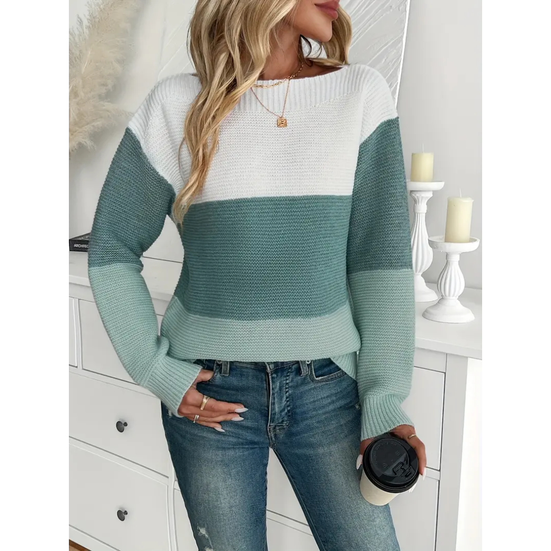 Niamh | Luxurious Women's Knit Long Sleeve Jumper | Chic, Comfy, Versatile