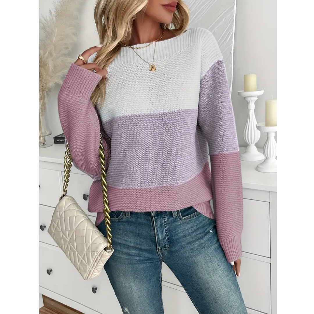 Niamh | Luxurious Women's Knit Long Sleeve Jumper | Chic, Comfy, Versatile