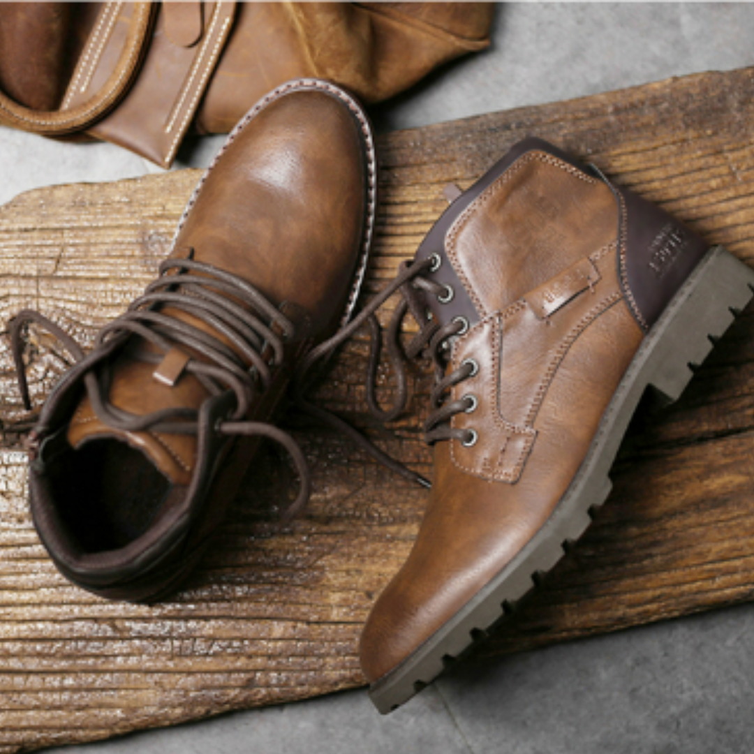 Finnian | Men's Premium Leather Ankle Boots | Stylish, Comfortable, Versatile