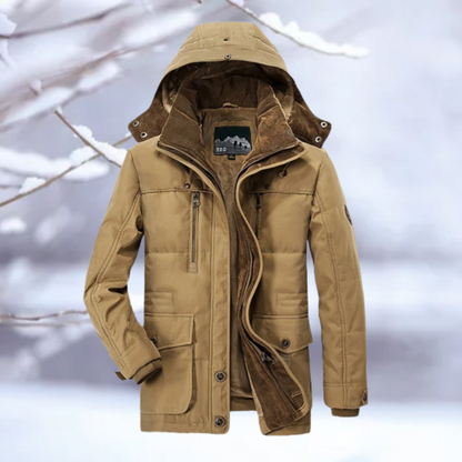 Celtic Haven | Men's Winter Insulated Coat | Stylish, Warm, and Versatile