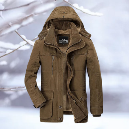 Celtic Haven | Men's Winter Insulated Coat | Stylish, Warm, and Versatile