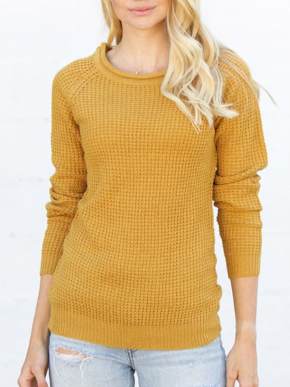 Feliza - Casual warm waffle knit jumper