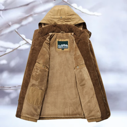 Celtic Haven | Men's Winter Insulated Coat | Stylish, Warm, and Versatile