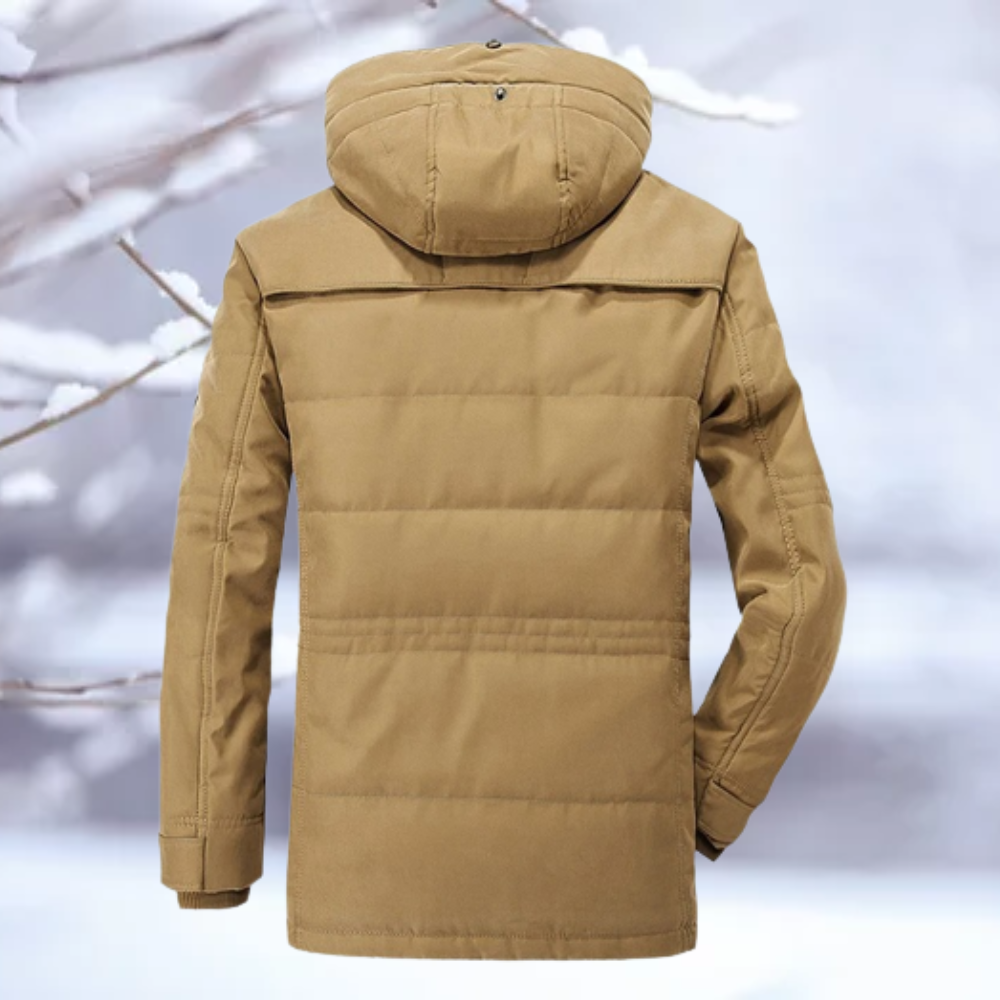 Celtic Haven | Men's Winter Insulated Coat | Stylish, Warm, and Versatile