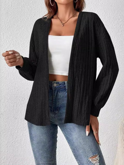 Kaira - Casual ribbed knit cardigan