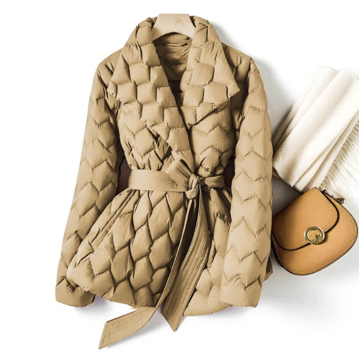 Ashleigh - Classic Elegant Quilted Coat