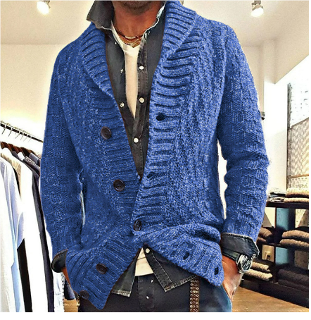 Cormac | Stylish Men's Double Button Padded Cardigan | Warmth, Elegance, Versatility