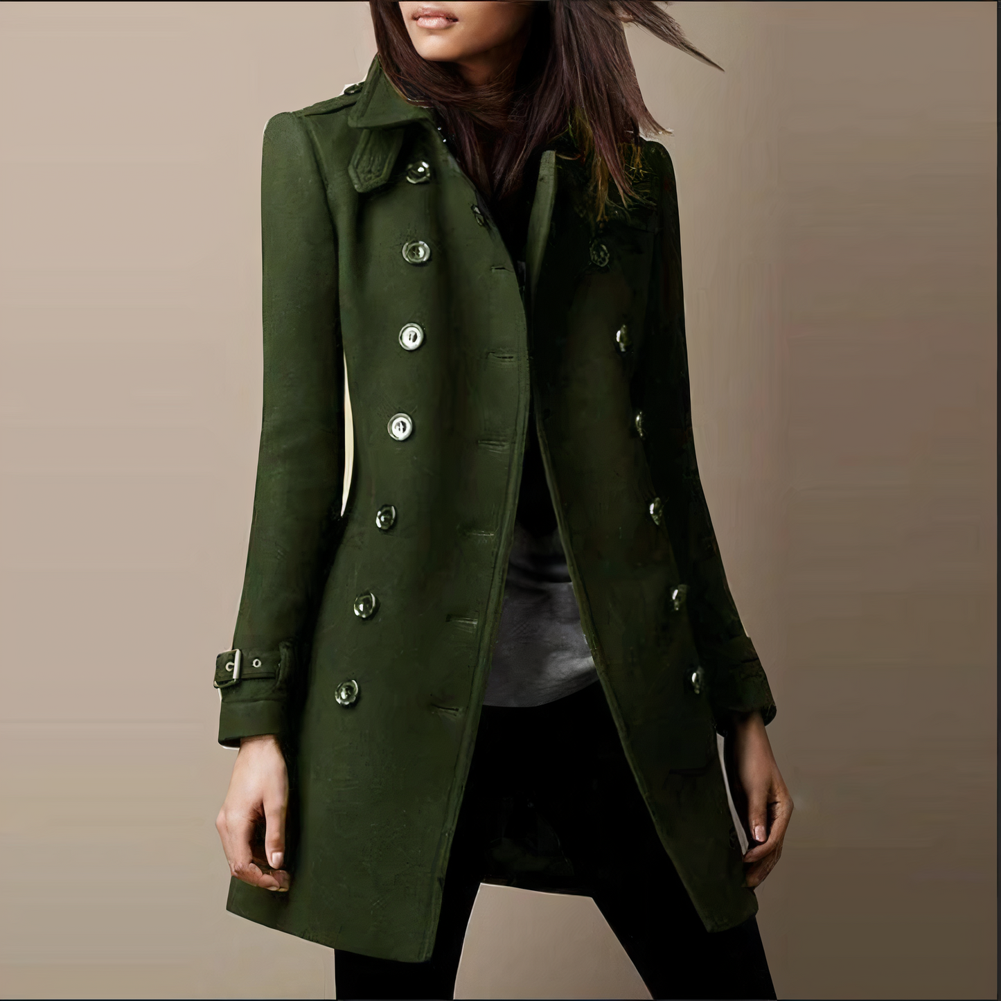 Fitzroy | Chic Women's Long Trench Coat | Warm, Elegant, Versatile Fashion