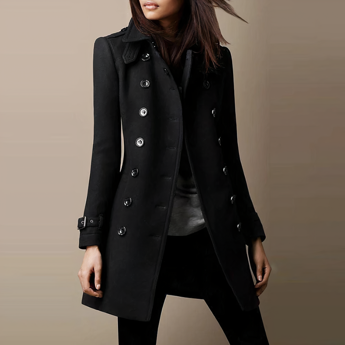 Fitzroy | Chic Women's Long Trench Coat | Warm, Elegant, Versatile Fashion