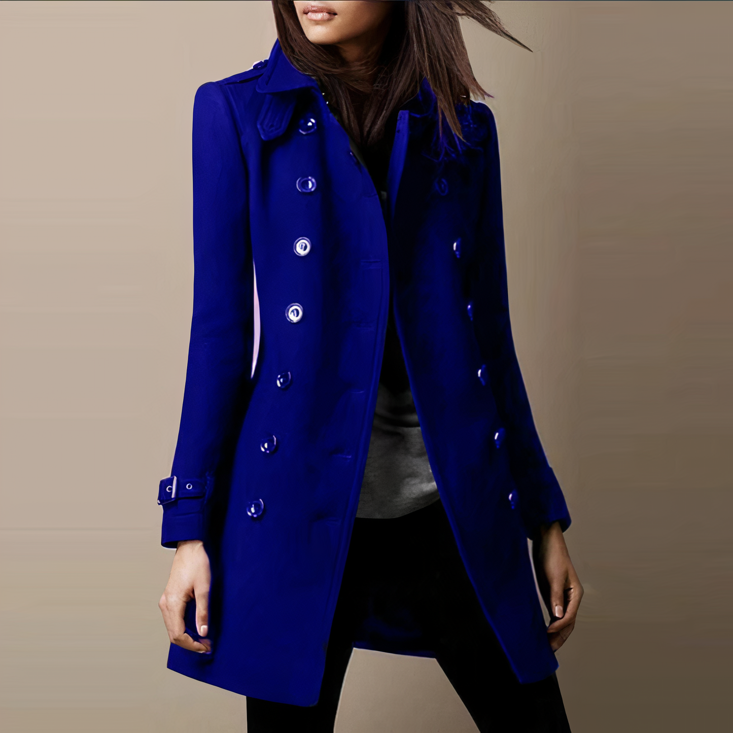 Fitzroy | Chic Women's Long Trench Coat | Warm, Elegant, Versatile Fashion