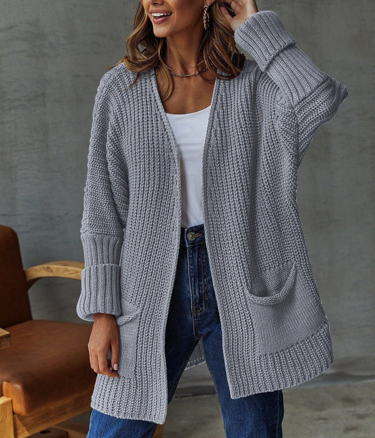 Zuri - Cozy loose knitted cardigan