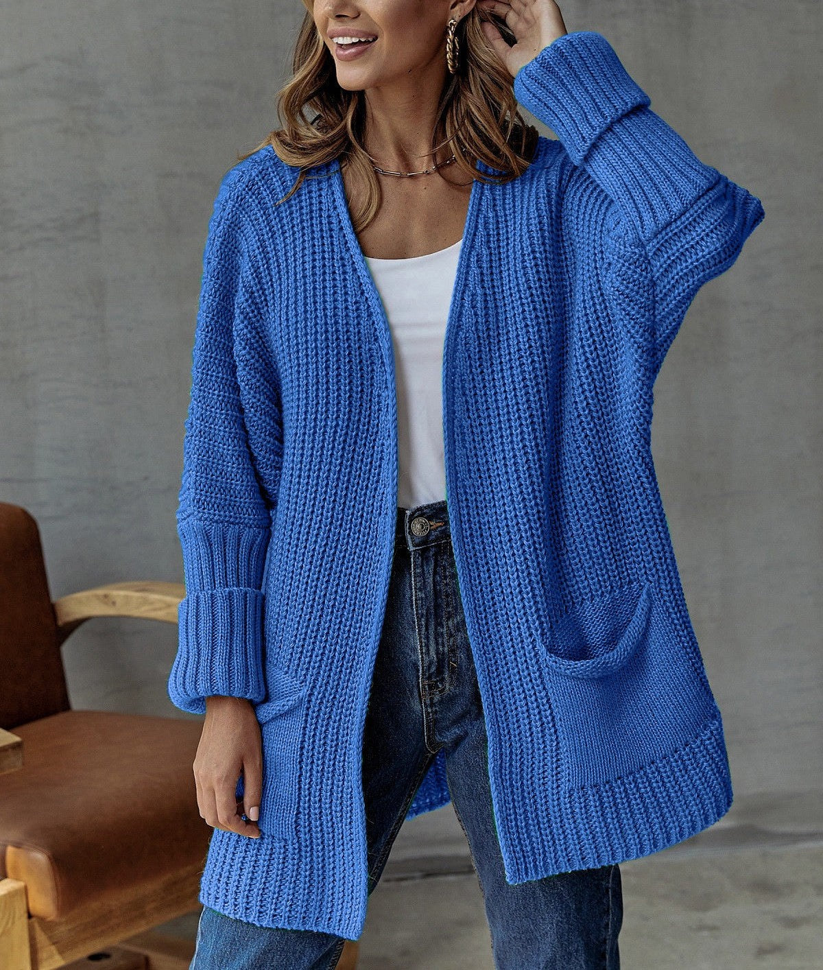 Zuri - Cozy loose knitted cardigan