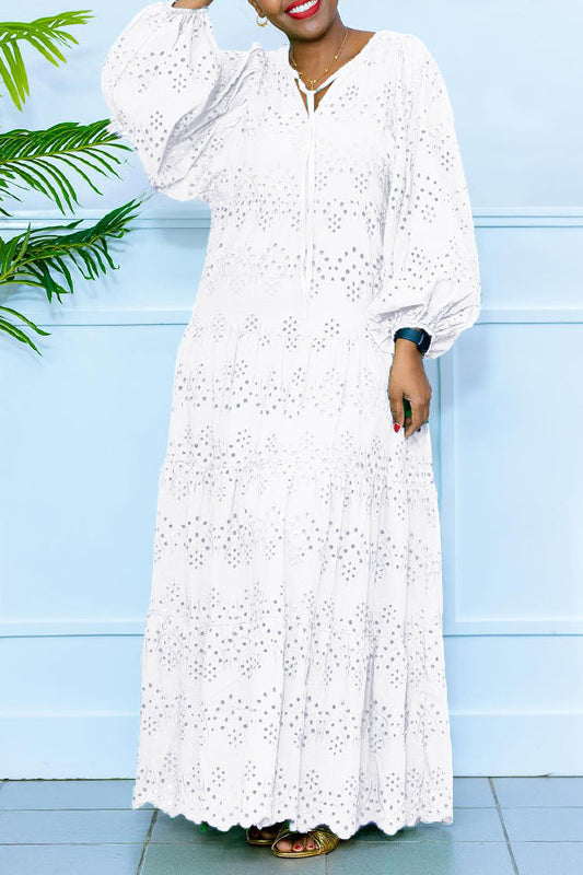 Christie - Casual long-sleeve maxi dress