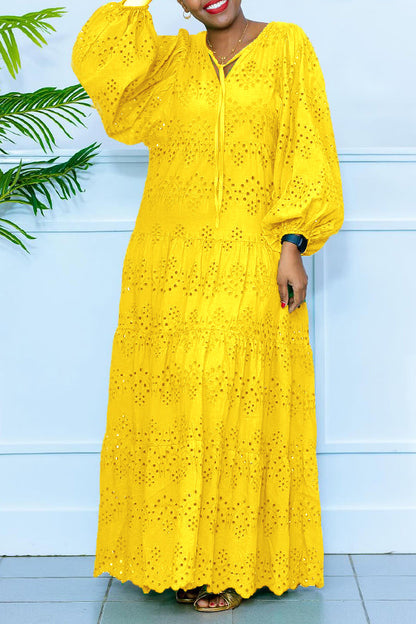 Christie - Casual long-sleeve maxi dress