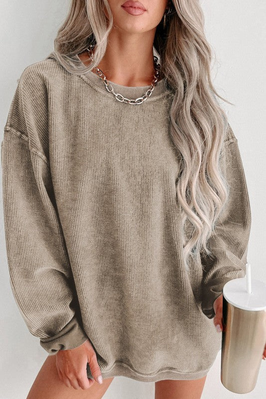 Naida - Casual Ribbed Jumper