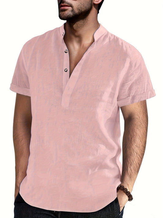 Liam | Lightweight Short Sleeve Men's Shirt | Stylish, Breathable, Versatile Fit