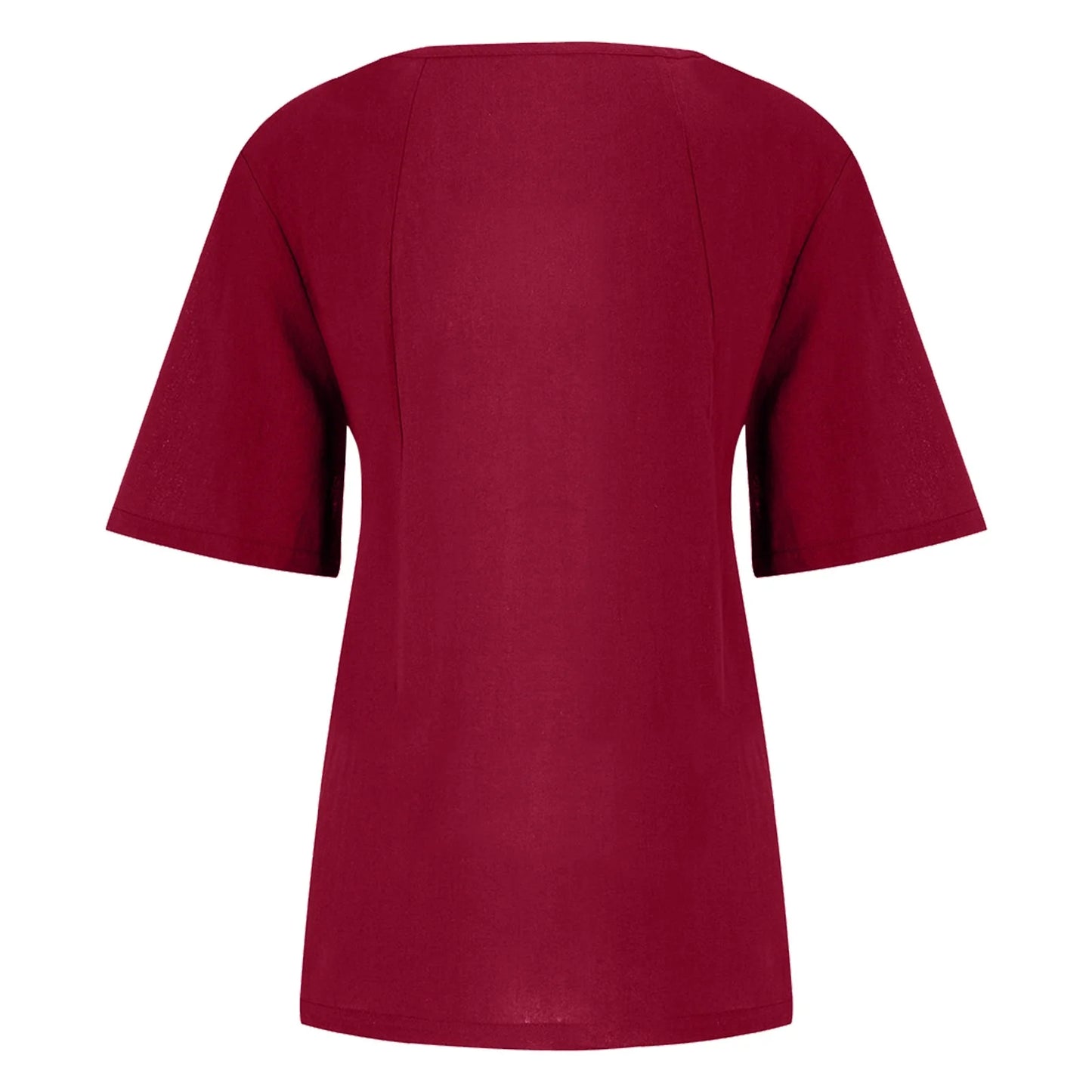 Women’s Casual Summer Shirt | Short Sleeve, Asymmetrical