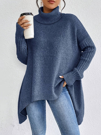 Lanea - Elegant, Loose and Comfortable Turtleneck Sweater