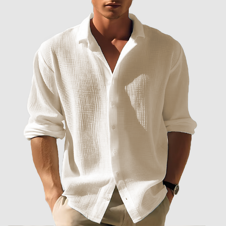 Finnian | Timeless Long Sleeve Shirt for All Occasions | Elegant, Comfortable, Durable