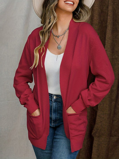 Gazelle - Casual long sleeve open front cardigan