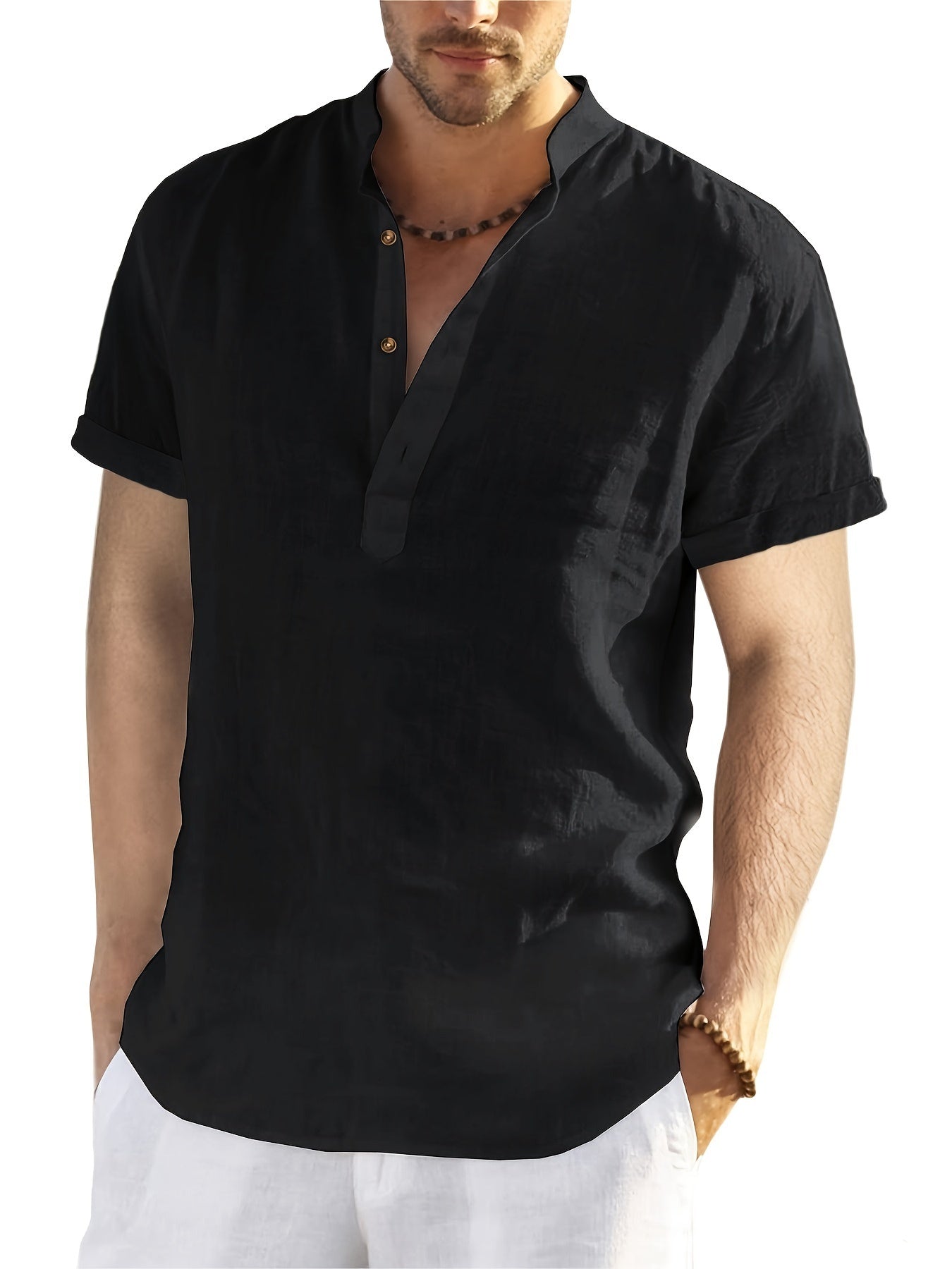 Liam | Lightweight Short Sleeve Men's Shirt | Stylish, Breathable, Versatile Fit