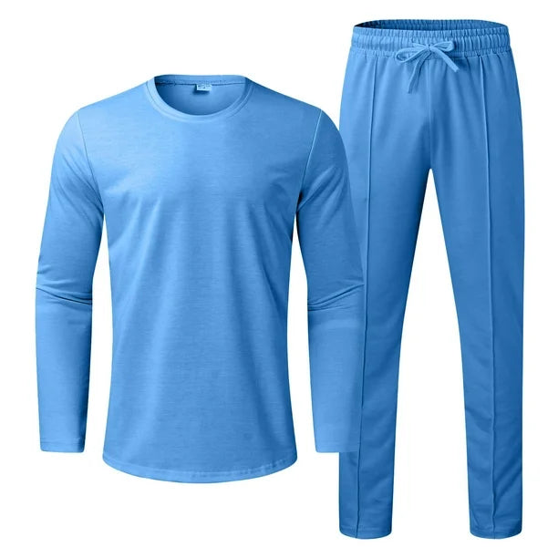 Men’s Casual Two Piece Set | Slim Fit, Trouser & Top