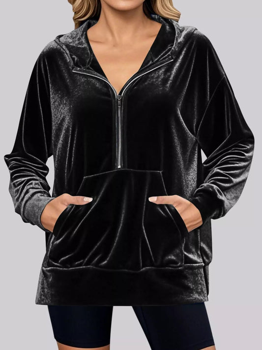 Adaline - Elegant Casual Half-Zip Warm Jacket