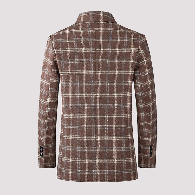 Liam | Contemporary Checked Blazer for Men | Smart, Breathable, Tailored Fit