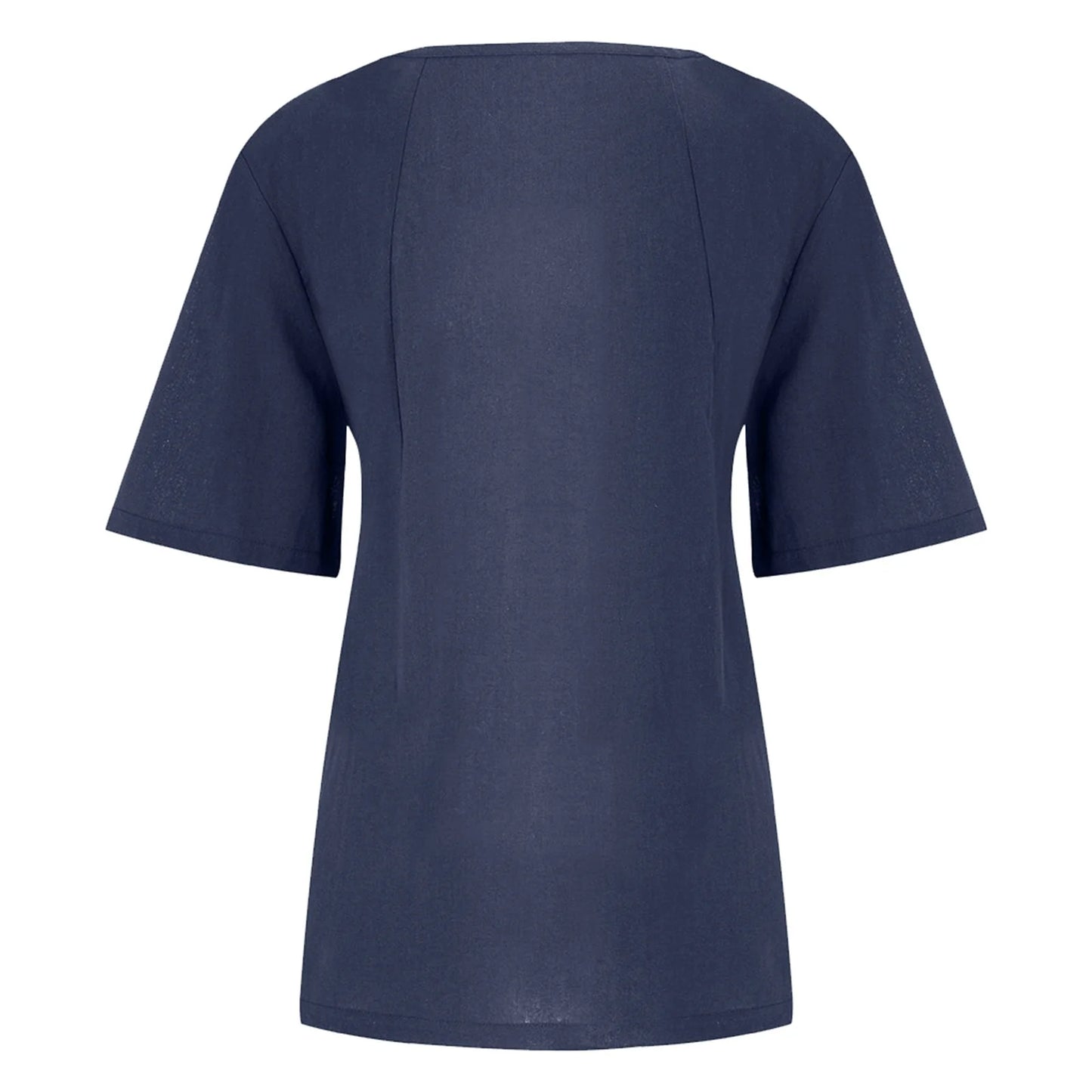 Women’s Casual Summer Shirt | Short Sleeve, Asymmetrical