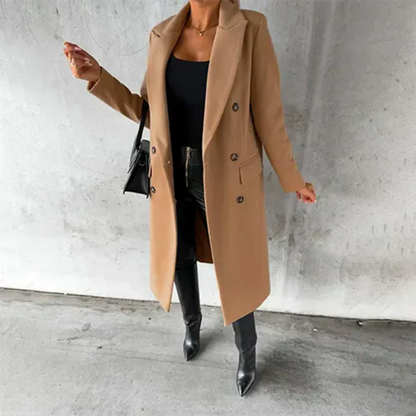 Lugh's Embrace | Elegant Insulated Women's Overcoat for Winter Style | Warm, Durable, Versatile