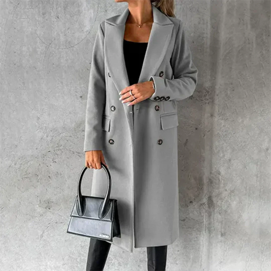 Lugh's Embrace | Elegant Insulated Women's Overcoat for Winter Style | Warm, Durable, Versatile