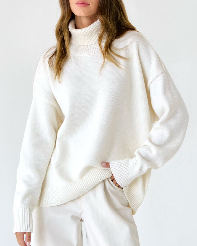 Zakiya - Chic oversized turtleneck sweater
