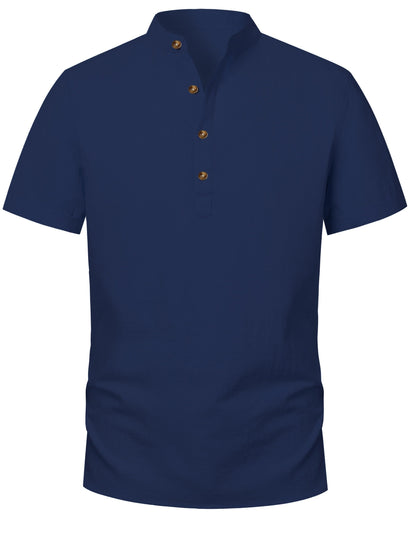 Liam | Lightweight Short Sleeve Men's Shirt | Stylish, Breathable, Versatile Fit