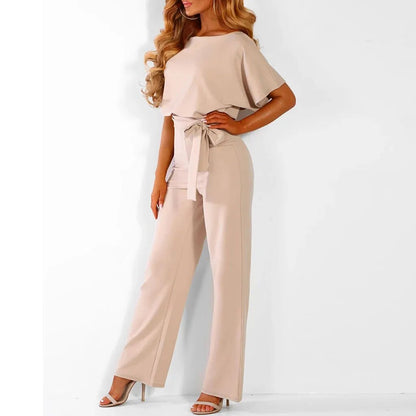 Suzette - Elegant straight-leg jumpsuit