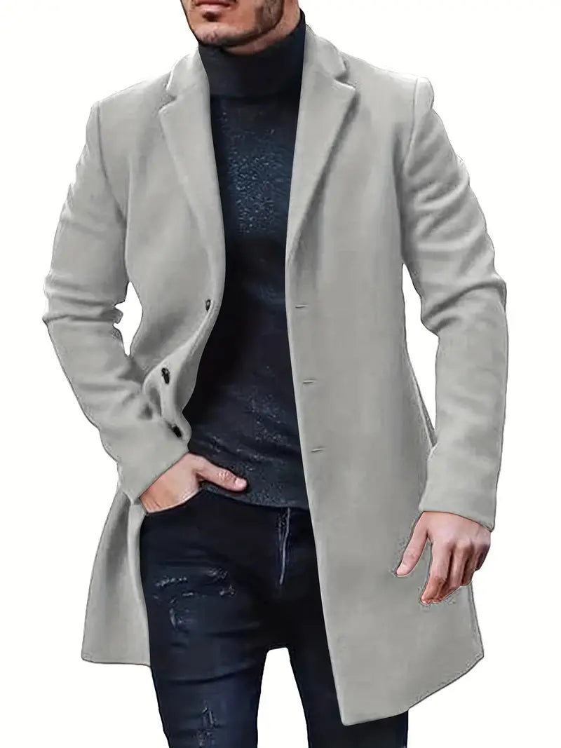 O'Connell | Distinguished Men's Overcoat | Elegant, Versatile, Timeless Craftsmanship