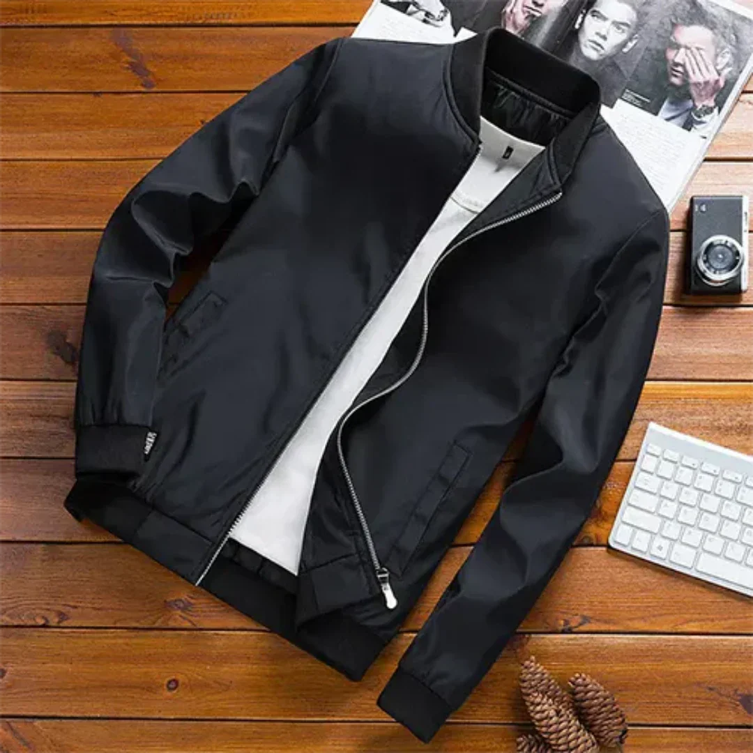 Finnian | Men's Stylish Zip-Up Jacket for Year-Round Comfort | Versatile, Elegant, Warm