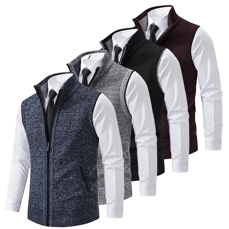 Oisin | Men's Sleeveless Knitted Waistcoat | Stylish, Comfortable, Versatile Fit