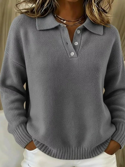 Divine - Cozy warm drop shoulder sweater