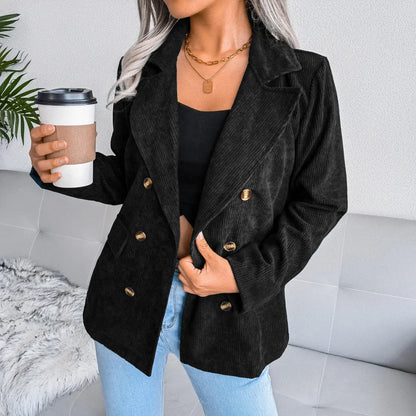 Tressa - Cozy ribbed blazer