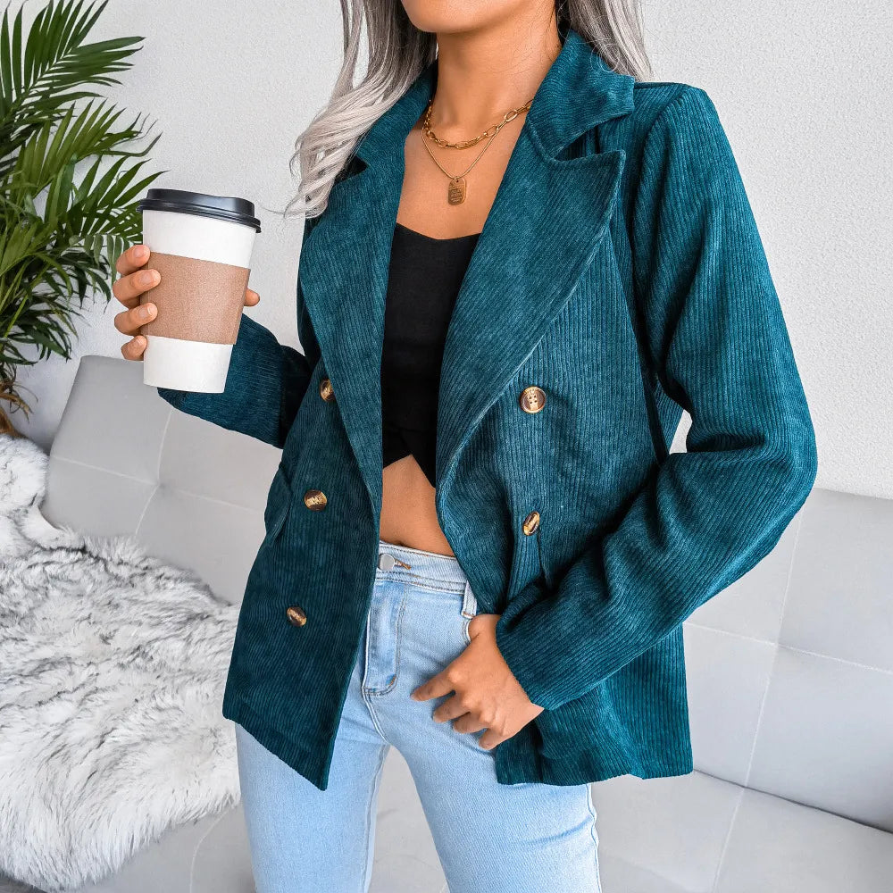 Tressa - Cozy ribbed blazer