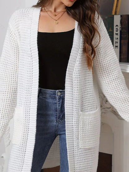 Cathy - Warm Chunky Knitted Cardigan with Front Opening
