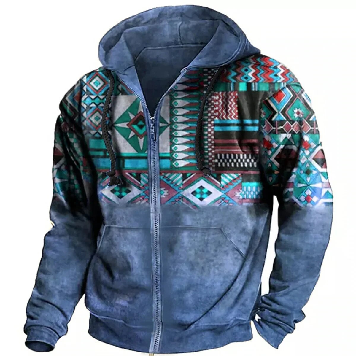 Emerald Isle | Men's Cosy Zip-Up Hoodie | Trendy, Warm, Winter Must-Have