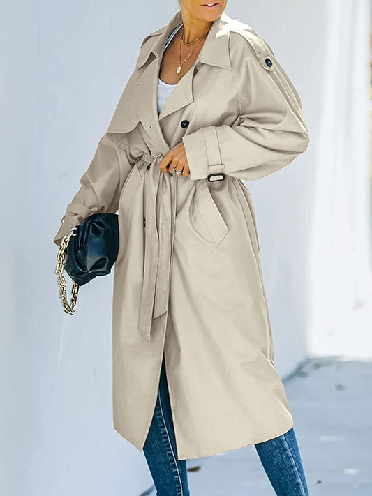 Aisling | Women's Timeless Double-Breasted Trench Coat | Elegant, Comfortable, Versatile